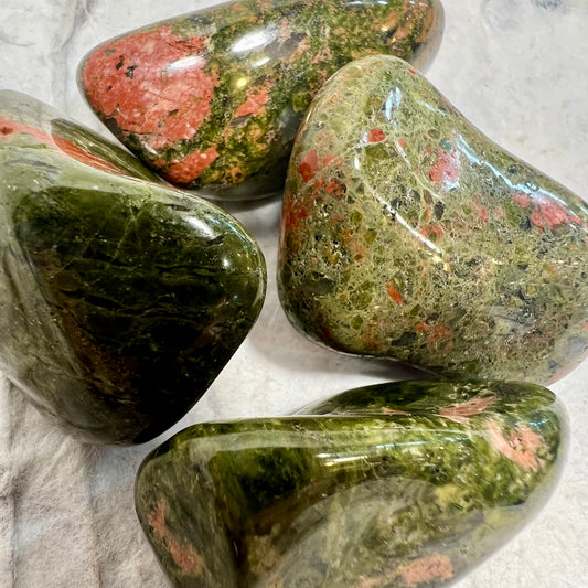 Unakite Tumblestone - Large