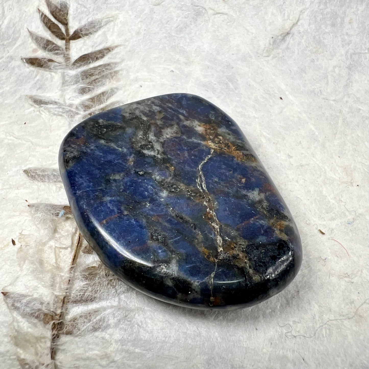 Sodalite Palm Stone