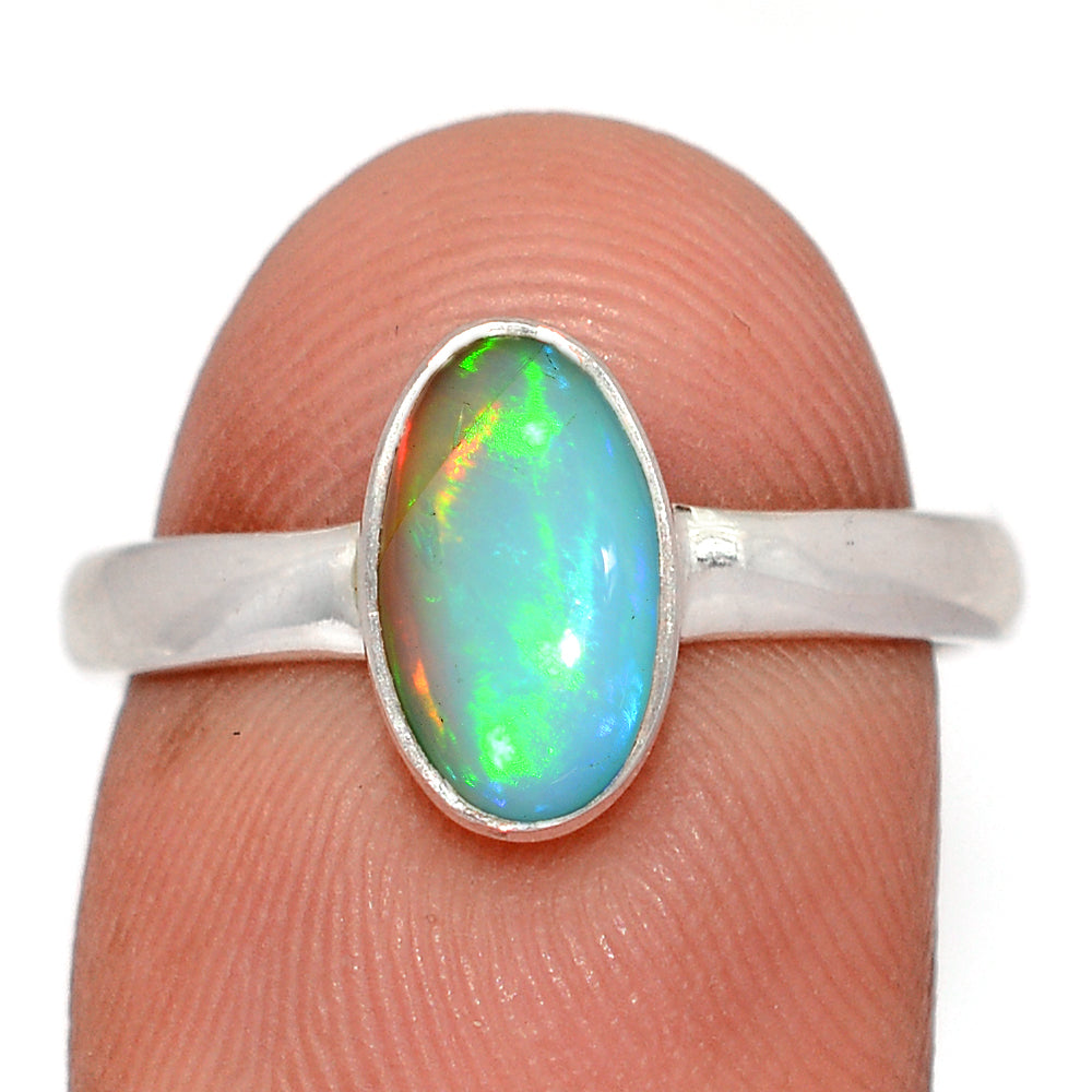Sterling Silver Ethiopian Opal Ring