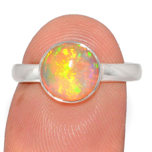 Sterling Silver Ethiopian Opal Ring