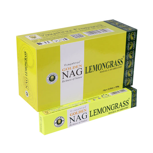 Golden Nag Lemongrass Incense Sticks 15 grams