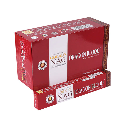 Golden Nag Dragon Blood Incense Sticks 15 grams