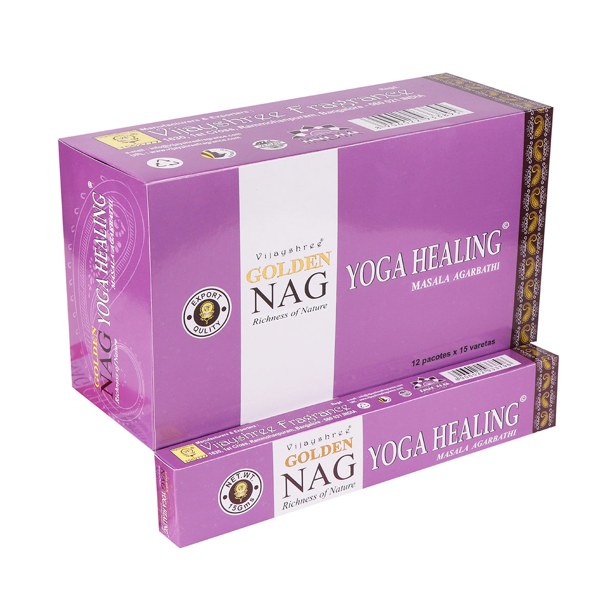 Golden Nag Yoga Healing Incense Sticks 15 grams