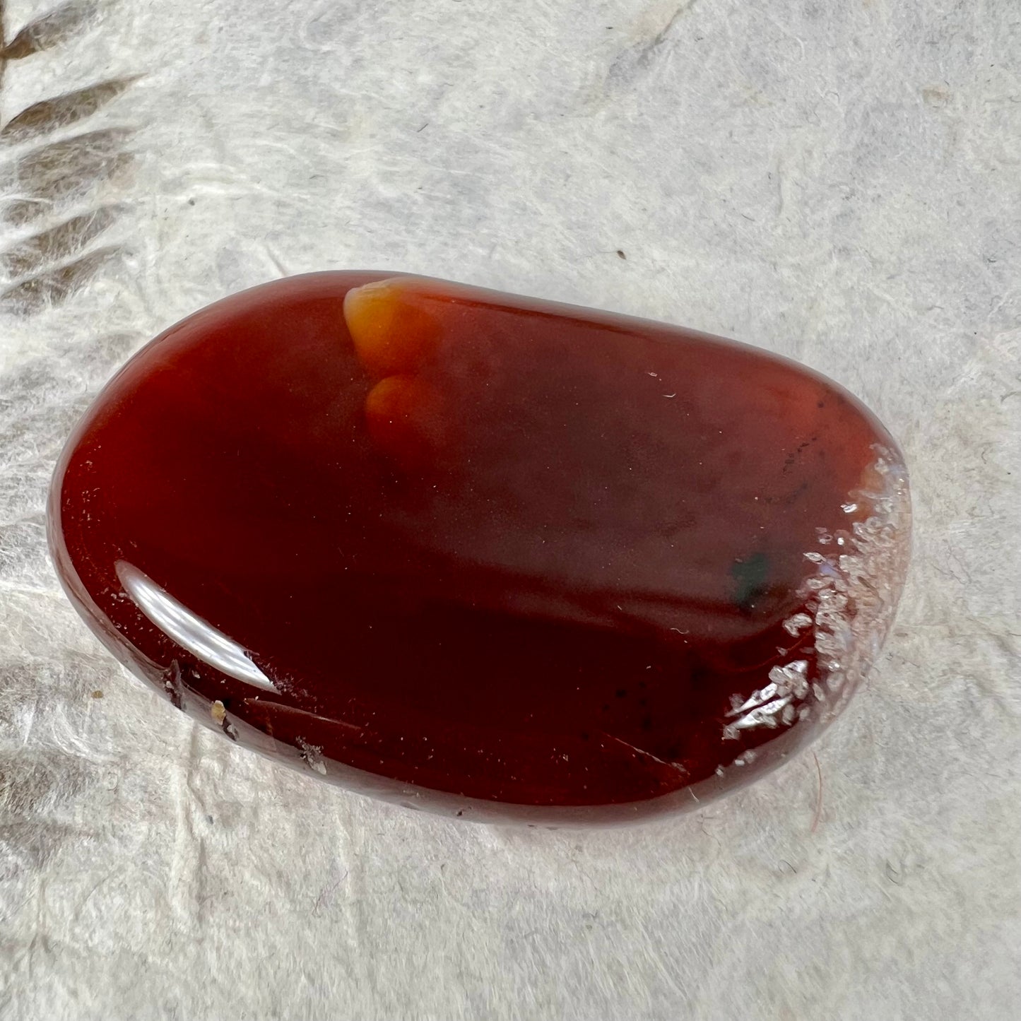 Carnelian Palm Stone