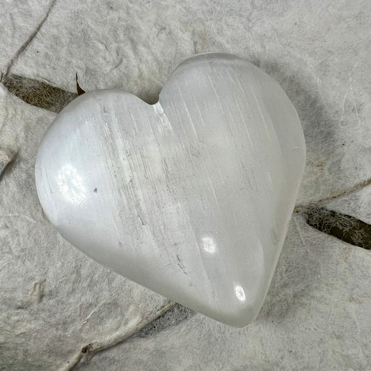 Selenite Heart