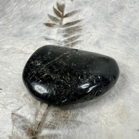 Black Tourmaline Palm Stone