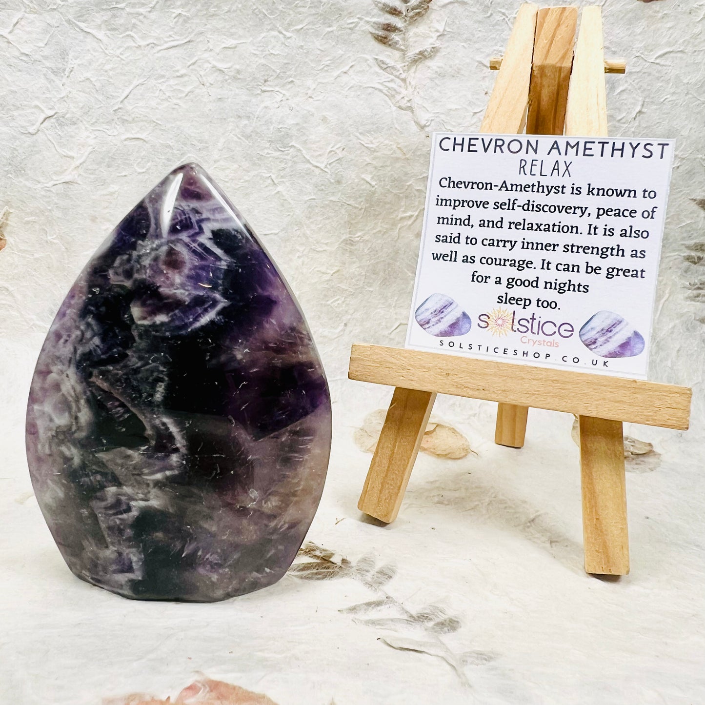 Chevron Amethyst Freeform