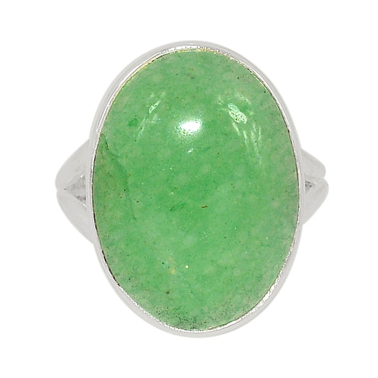 Sterling Silver Green Aventurine Ring