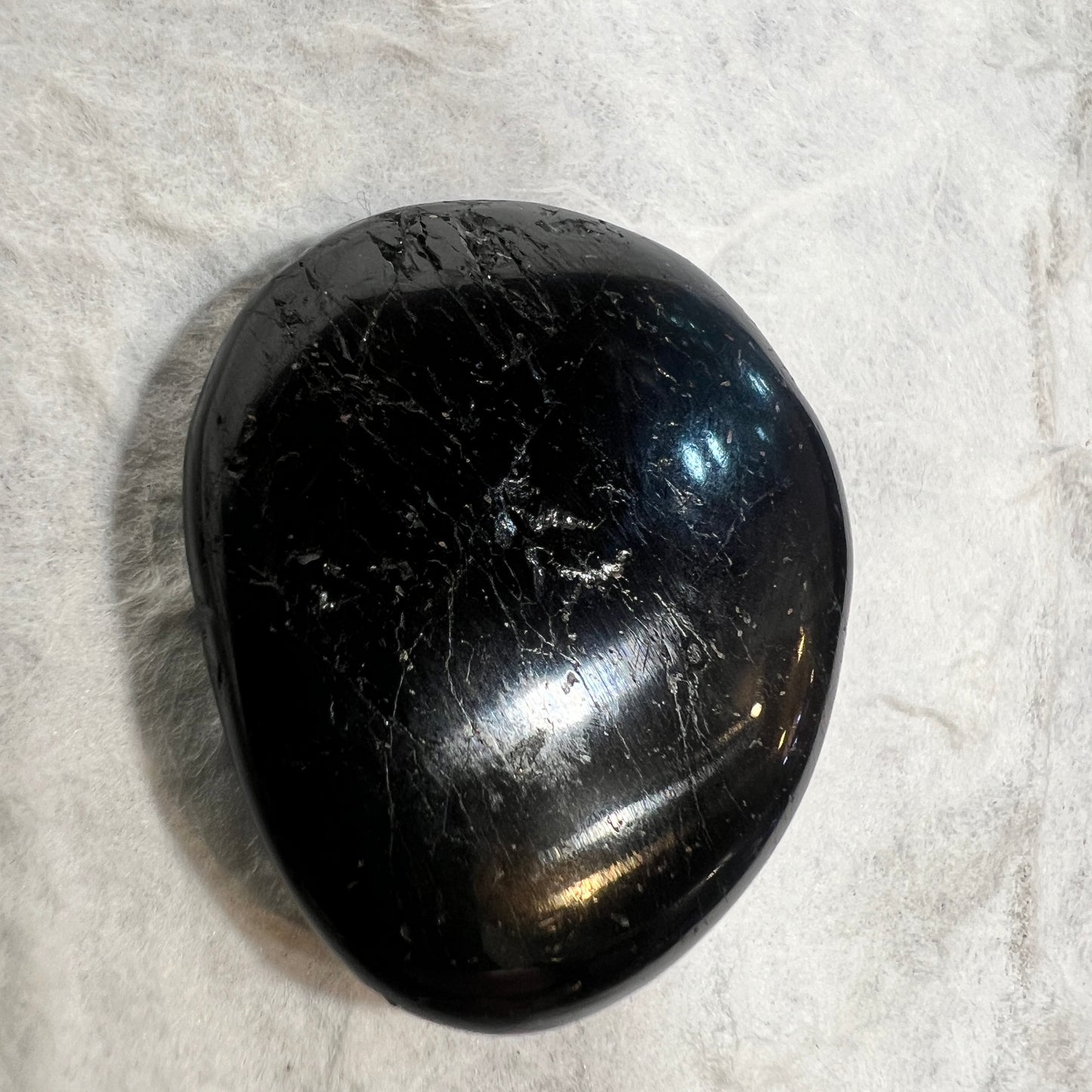 Black Tourmaline Palm Stone