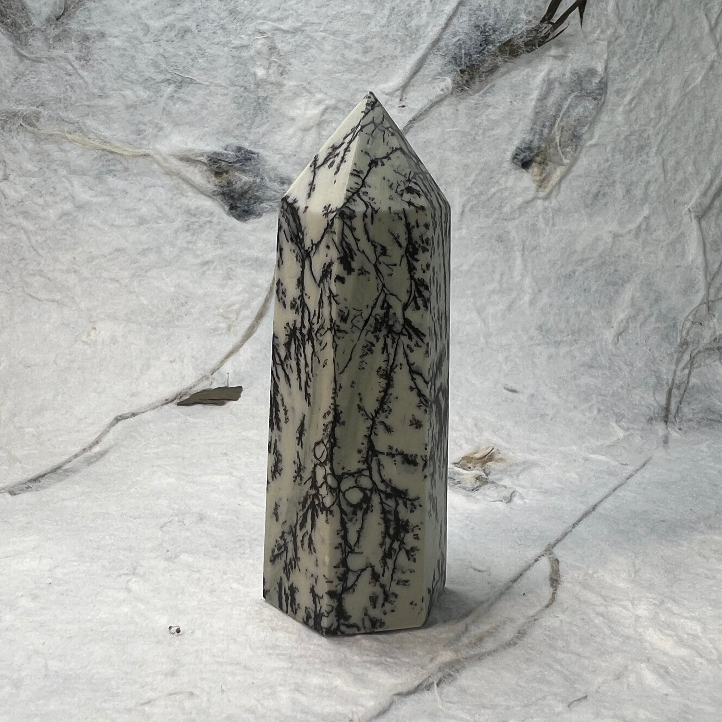 Dendritic Jade Tower