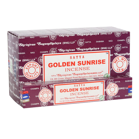 Satya Golden Sunrise Incense Sticks 15 grams