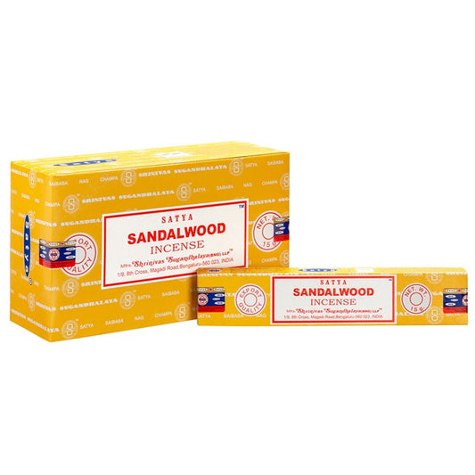 Satya Sandalwood Incense Sticks 15 grams