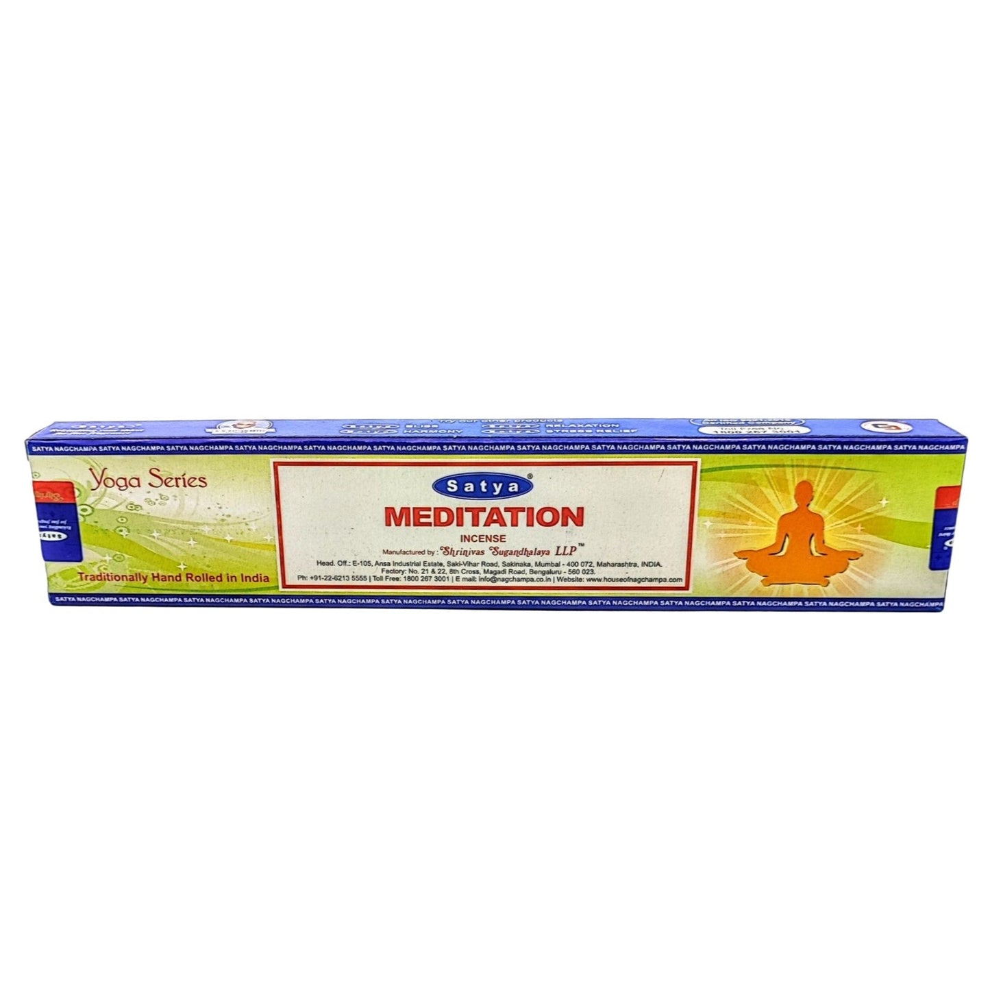 Satya Yoga Series Mediation Incense Sticks 15 grams