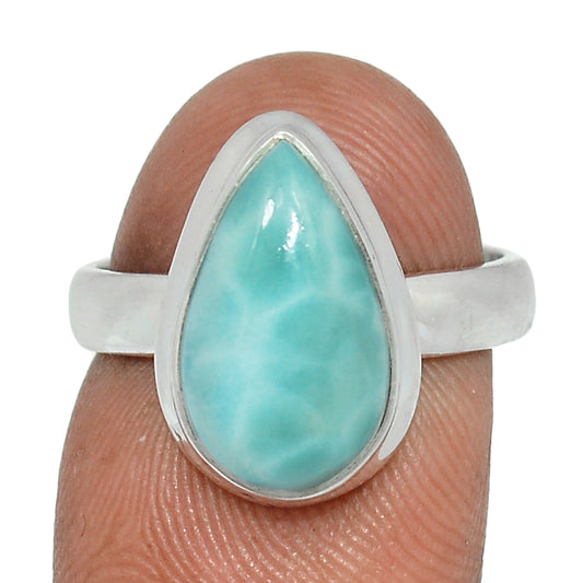 Sterling Silver Larimar Ring