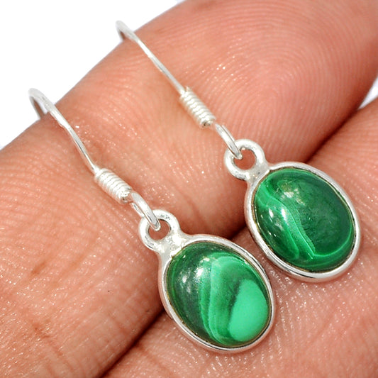 Malachite Sterling Silver Earrings