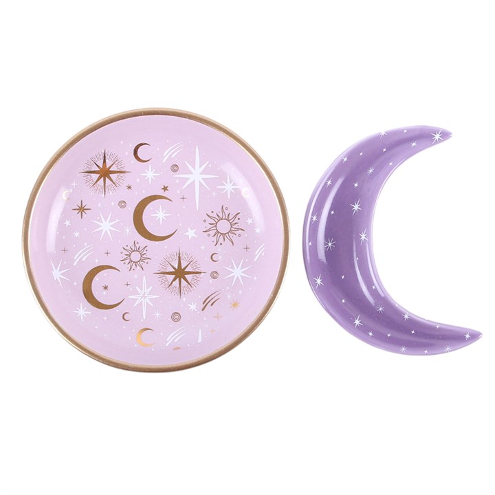 Purple Moon Stacking Trinket Dish