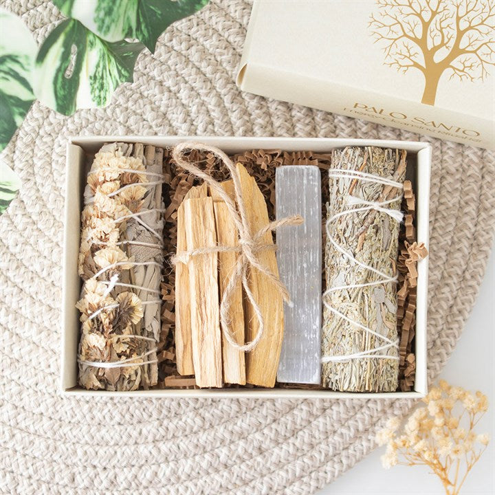 Palo Santo & Sage Energy Cleansing Ritual Kit