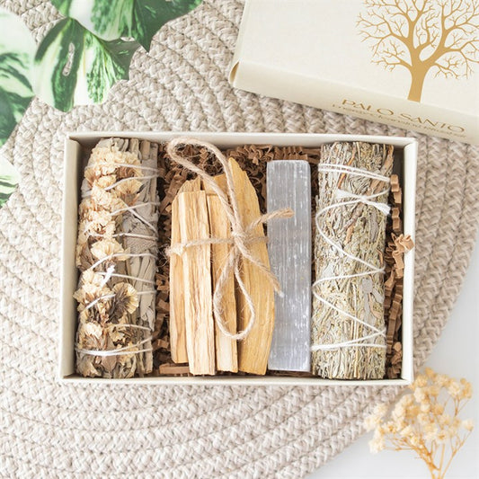 Palo Santo & Sage Energy Cleansing Ritual Kit
