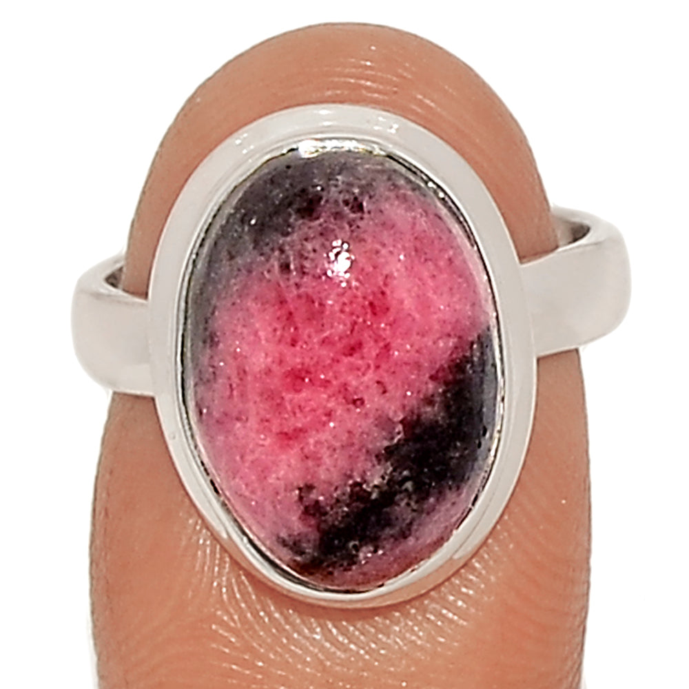 Sterling Silver Rhodonite Ring – Solstice