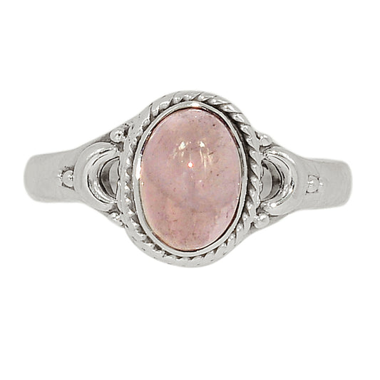 Sterling Silver Rose Quartz Ring