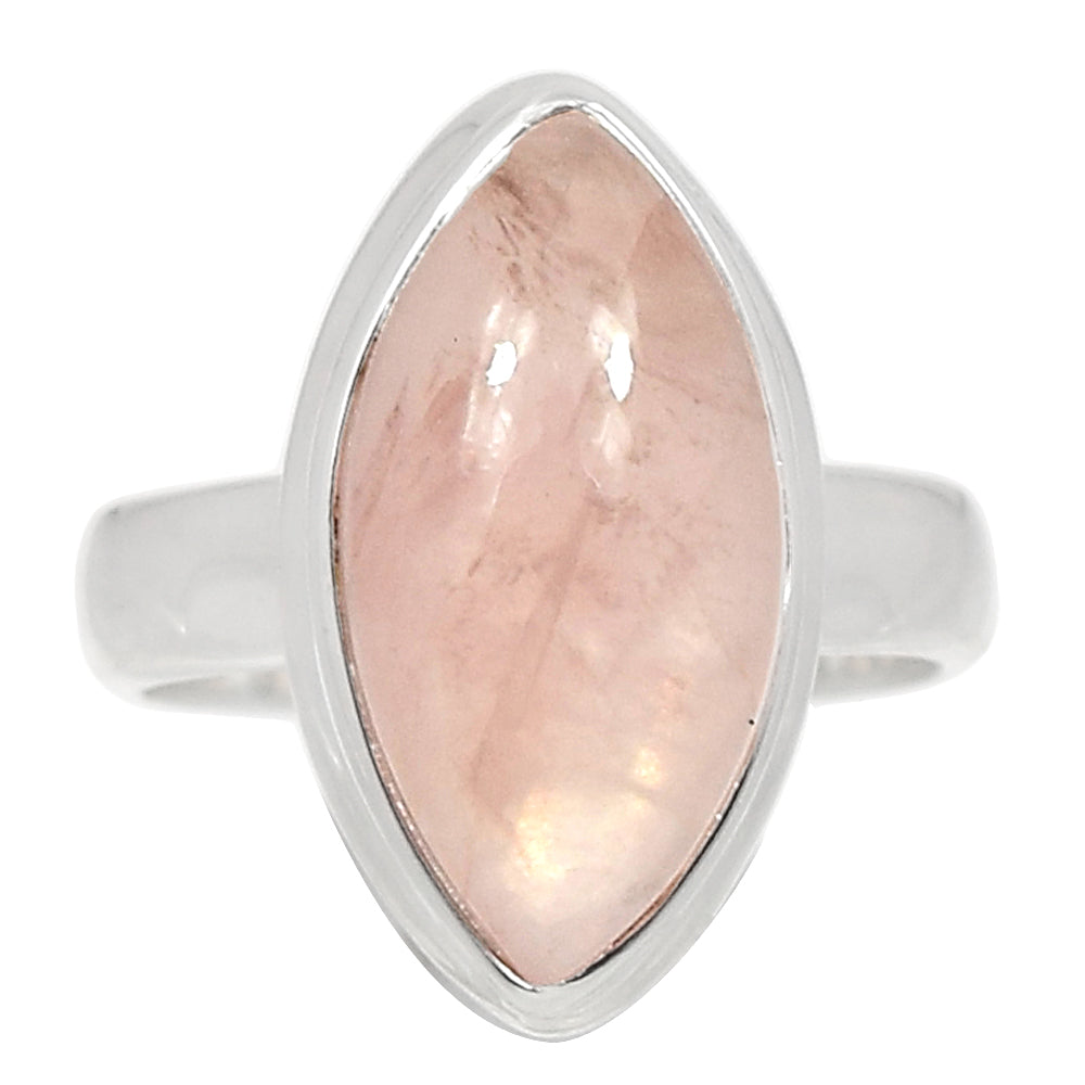 Sterling Silver Rose Quartz Ring