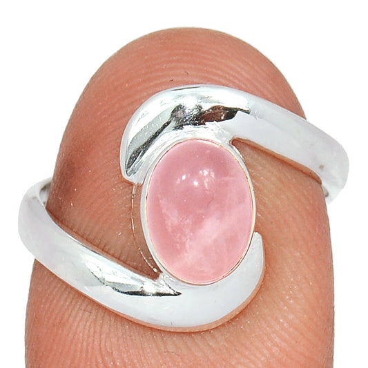 Sterling Silver Rose Quartz Ring