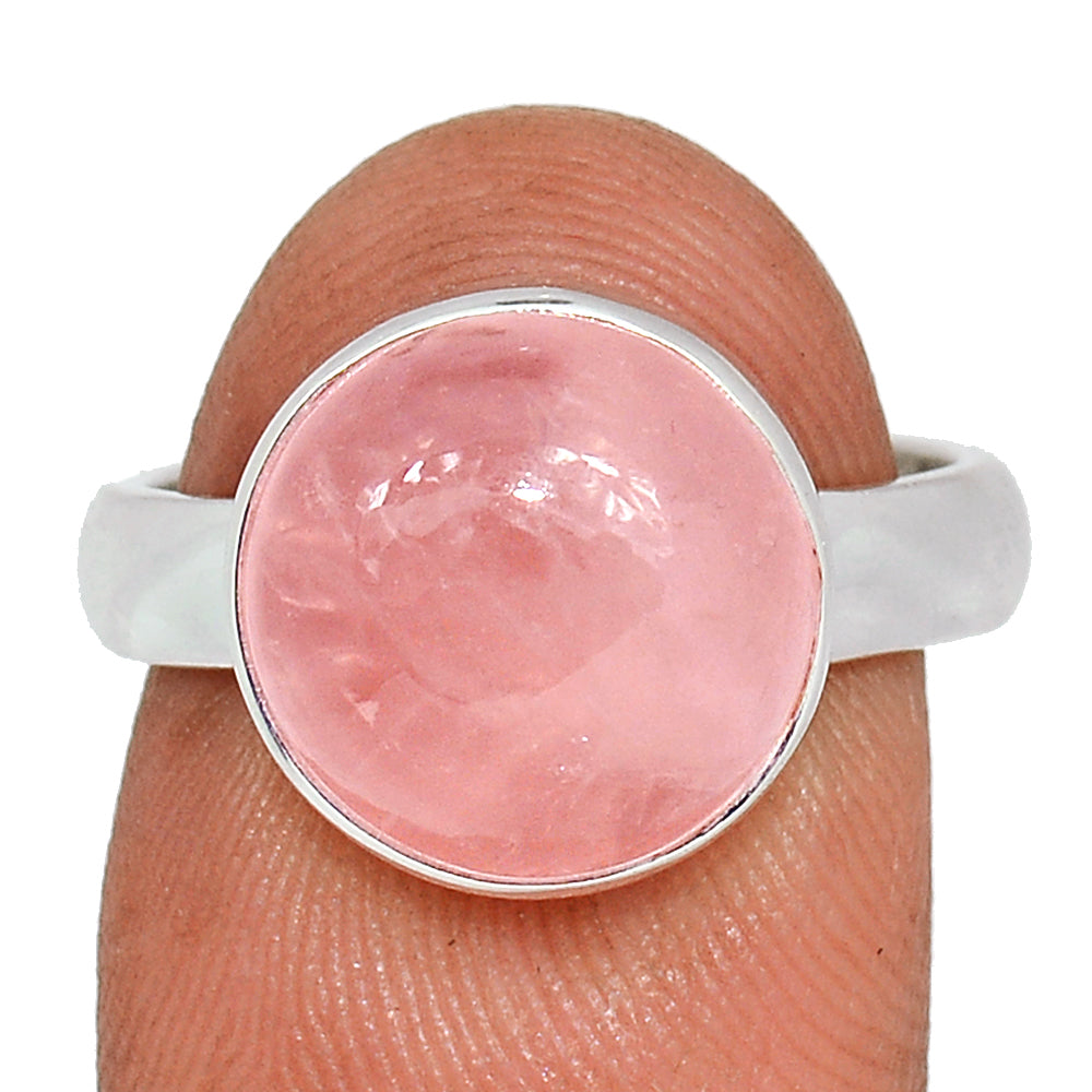 Sterling Silver Rose Quartz Ring