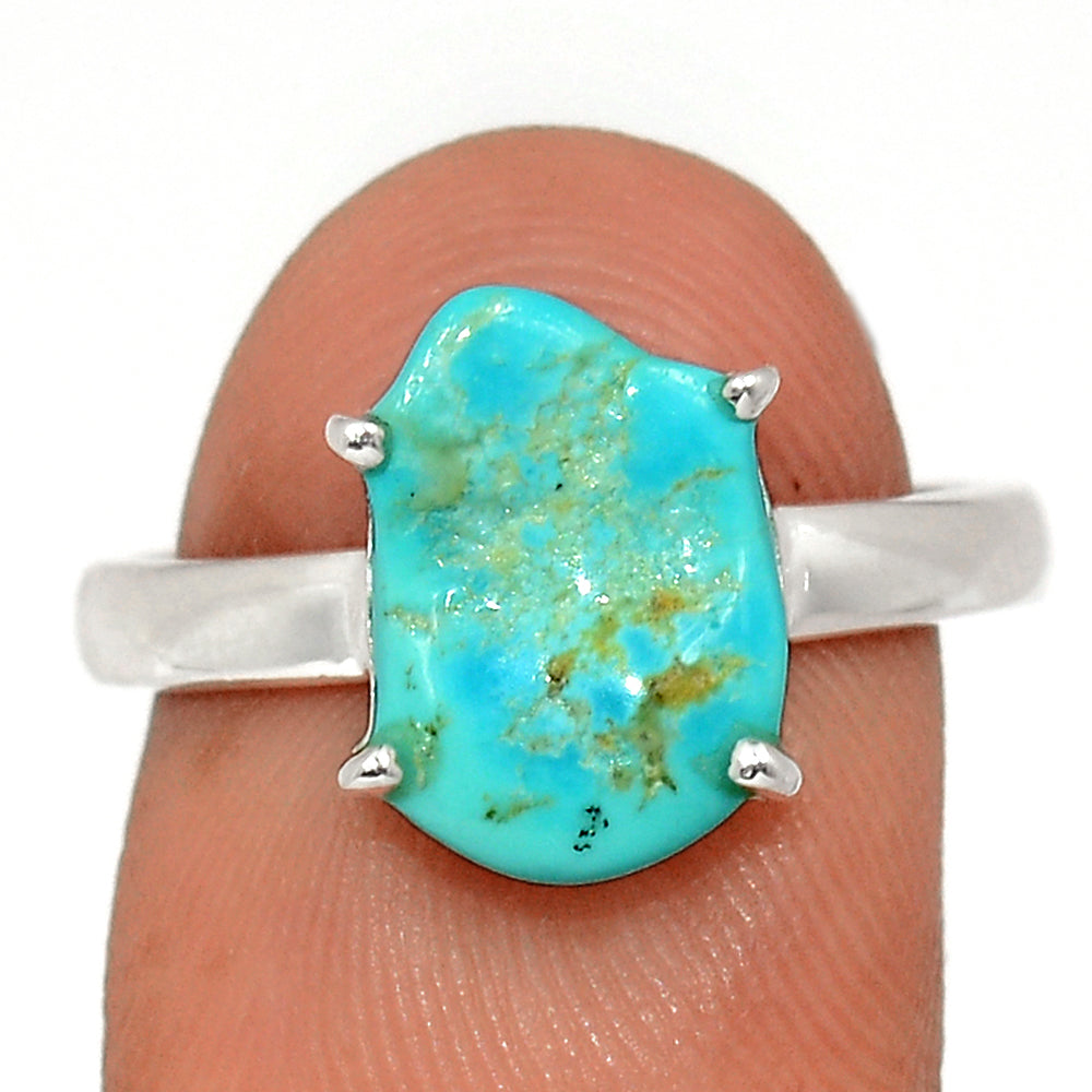 Sterling Silver Kingman Turquoise Natural Ring