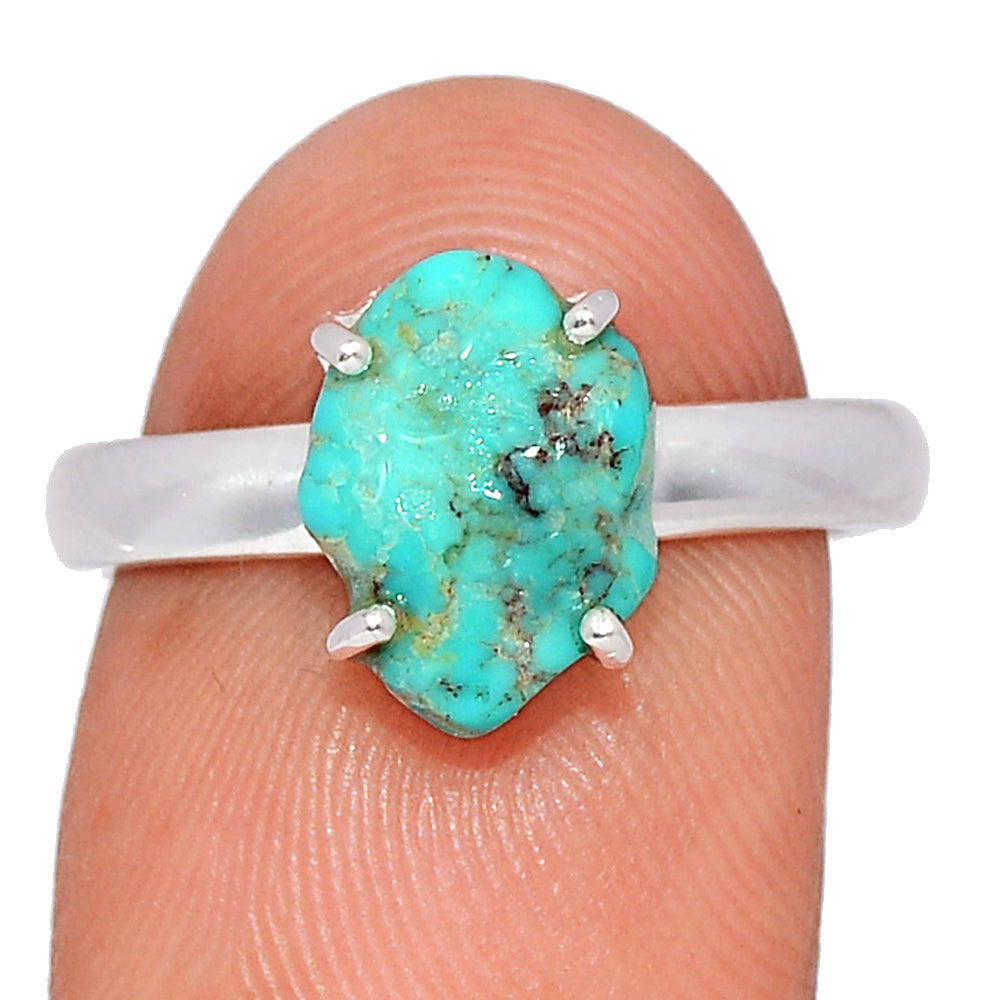 Sterling Silver Kingman Turquoise Natural Ring