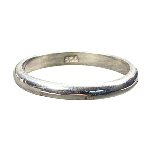 Sterling Silver Plain Band Rings