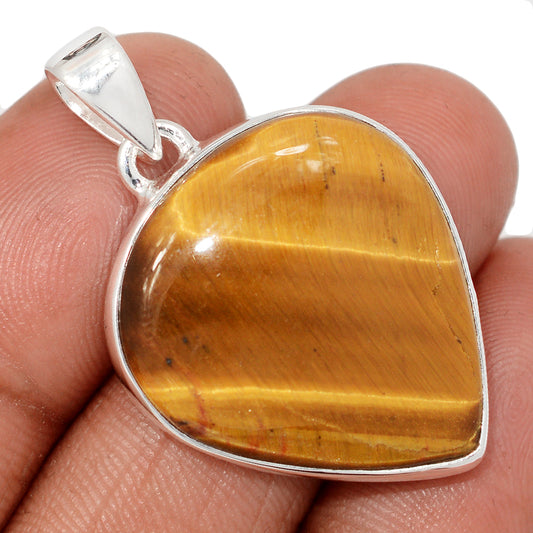 Sterling Silver Tiger Eye Pendant