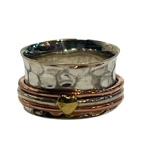 Sterling Silver Spinner Ring