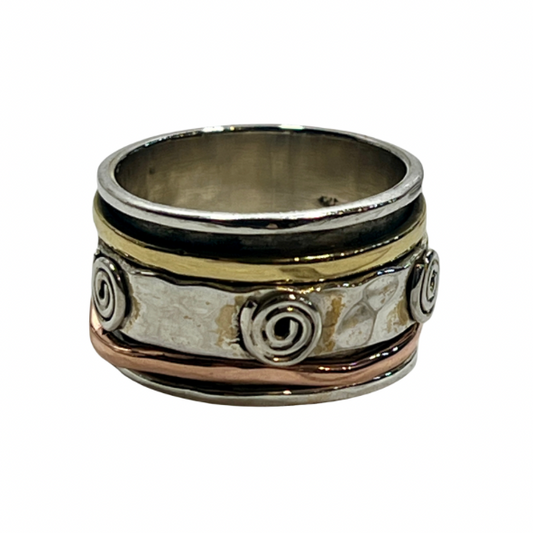 Sterling Silver Spinner Ring