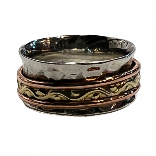 Sterling Silver Spinner Ring