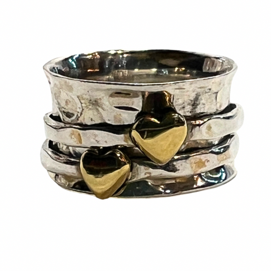 Sterling Silver Spinner Ring