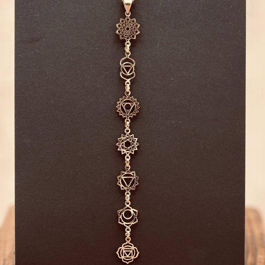 Gold Chakras Necklace