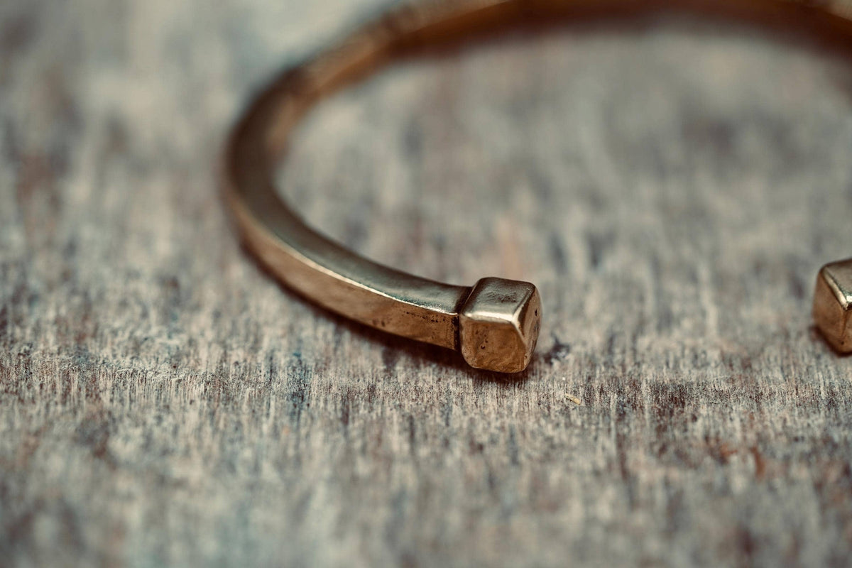 Engraved Brass Cuff Bracelet | Boho Statement Bangle | Adjustable Brass Bracelet | Tribal Inspired Jewellery | Gift for Her