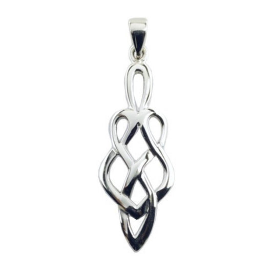 Pretty Sterling Silver Celtic Infinity Knot Pendant