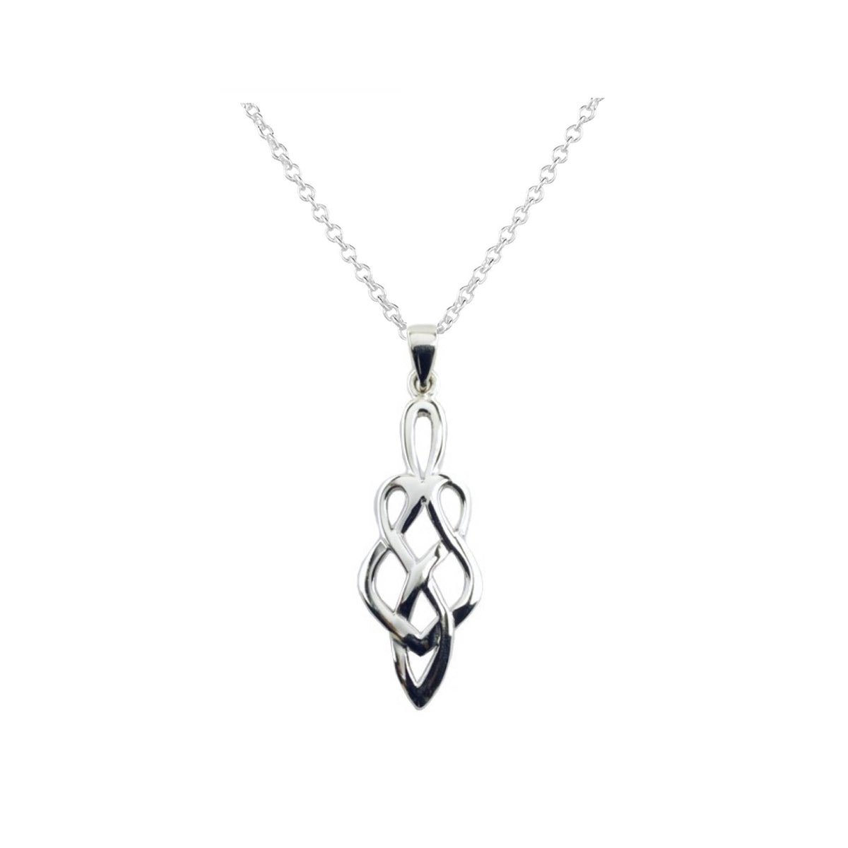 Pretty Sterling Silver Celtic Infinity Knot Pendant