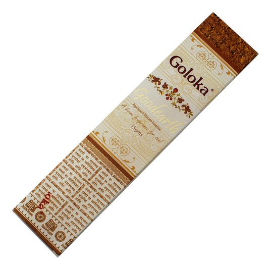 Goloka Good Earth Agarwood Incense 15 grams