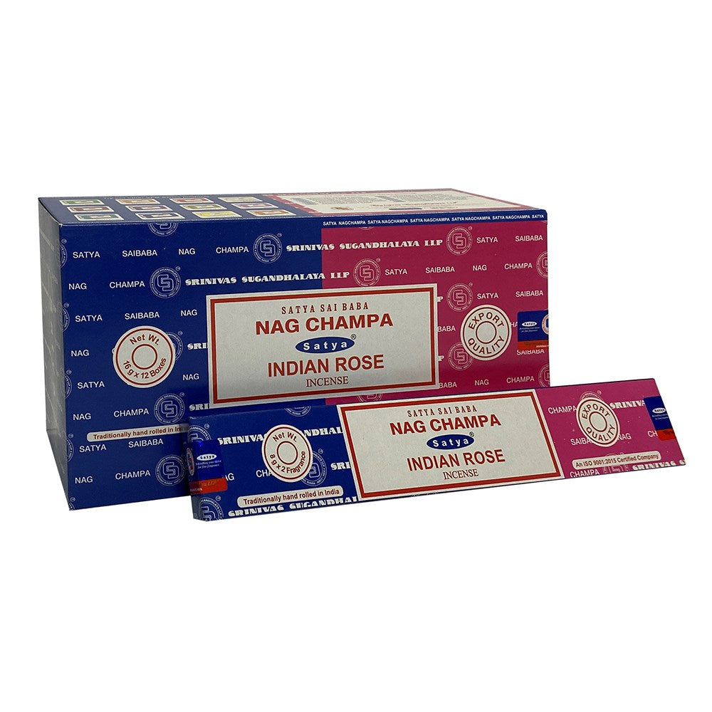 SATYA COMBO INCENSE - INDIAN ROSE NAG CHAMPA