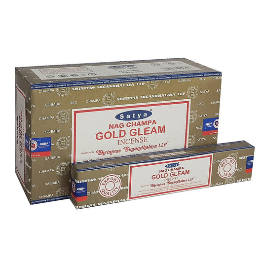 Satya Gold Gleam Incense Sticks 15 grams
