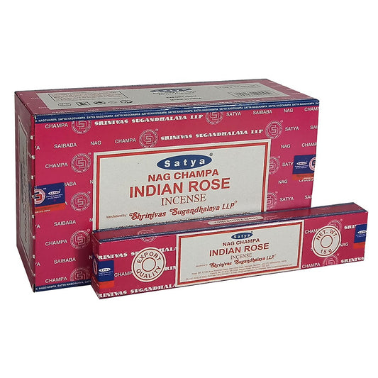 Satya Indian Rose Incense Sticks 15 grams