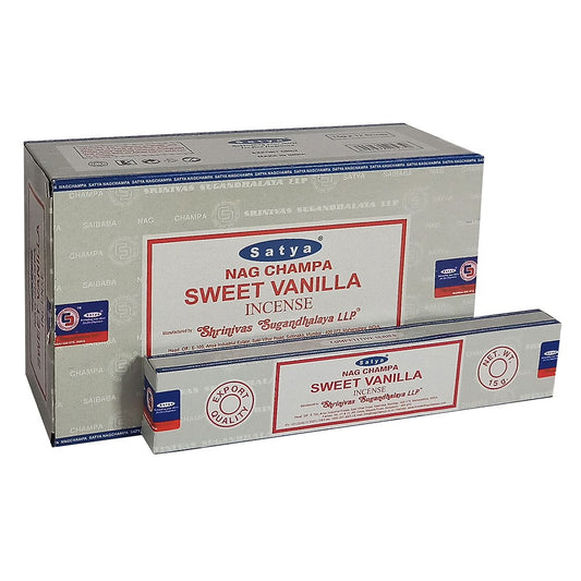 Satya Sweet Vanilla Incense Sticks 15 grams