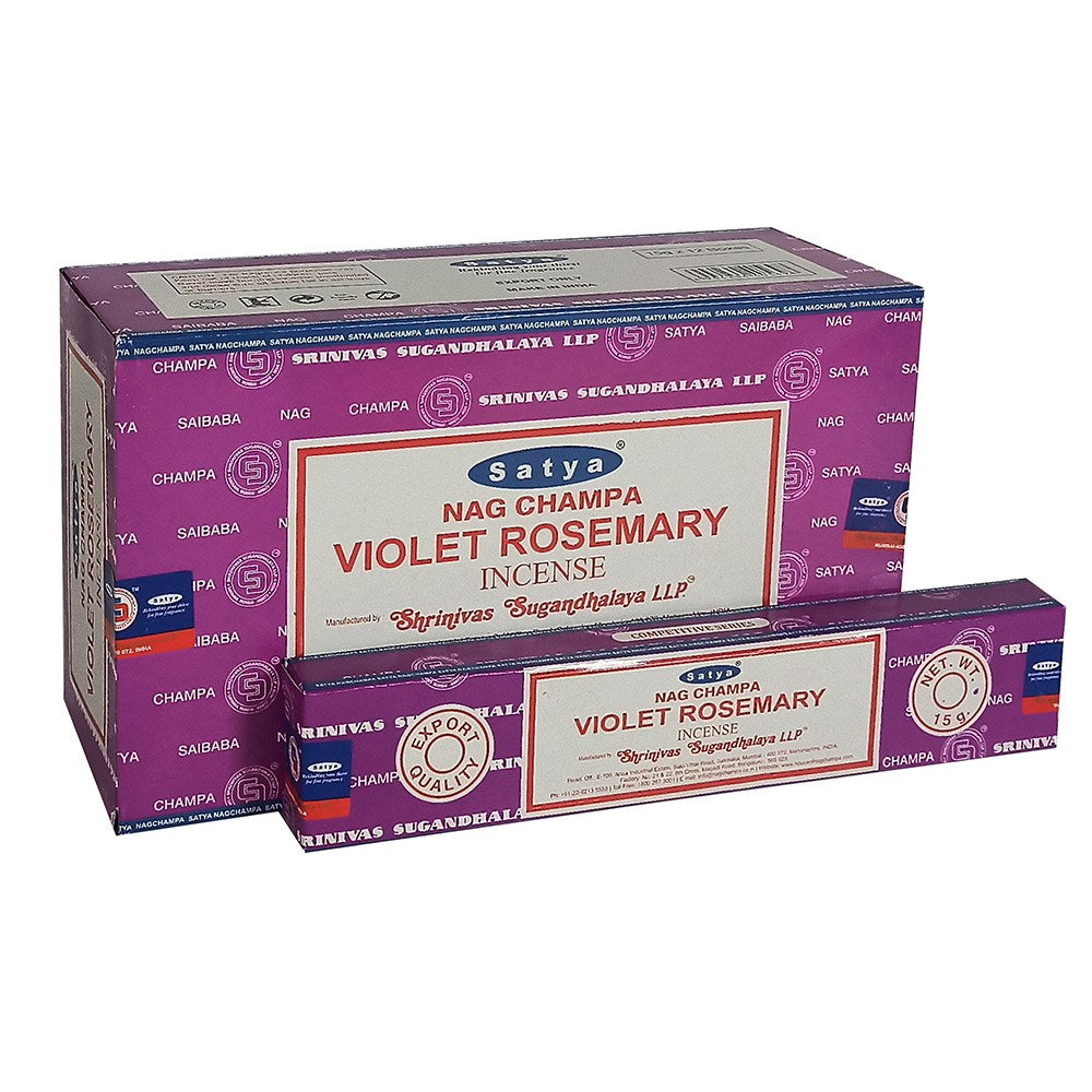 Satya Violet Rosemary Incense Sticks 15 grams