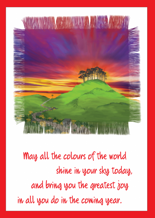 'All the Colours of the World' Greetings Card