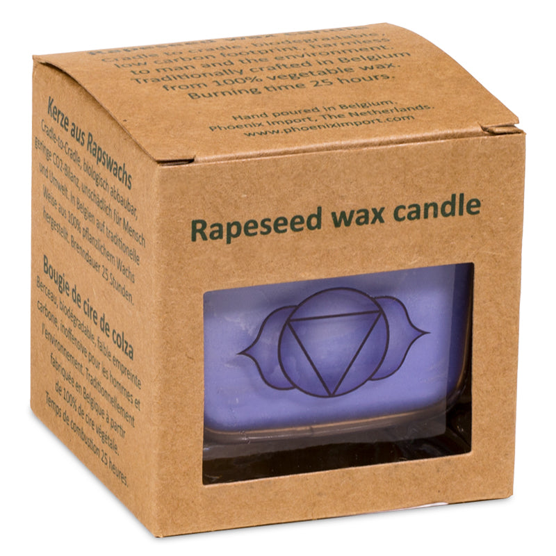 Rapeseed Wax Scented Candle 6th Chakra