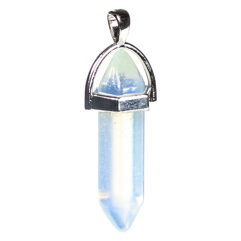 Opalite Crystal Point Pendant
