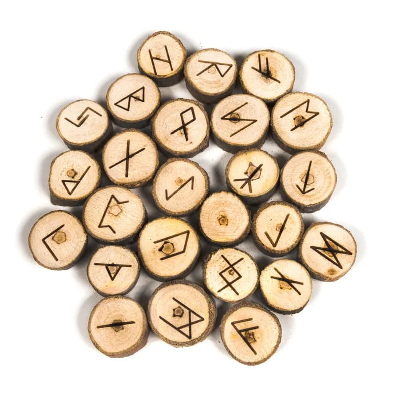 Runes Oracle Game with Cotton Bag