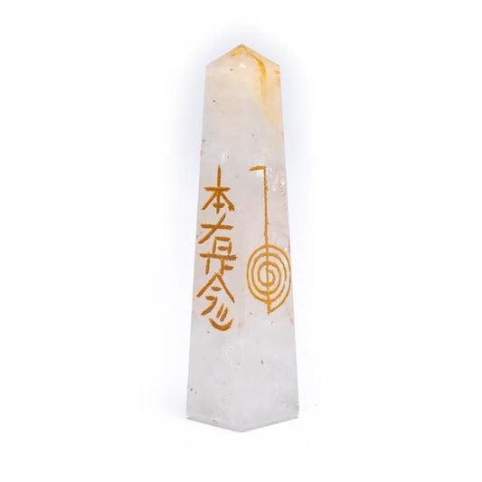 Rock Crystal Reiki Obelisk